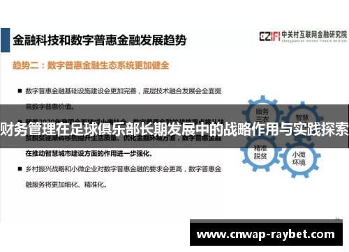 财务管理在足球俱乐部长期发展中的战略作用与实践探索 财务管理在足球俱乐部长期发展中的战略作用与实践探索